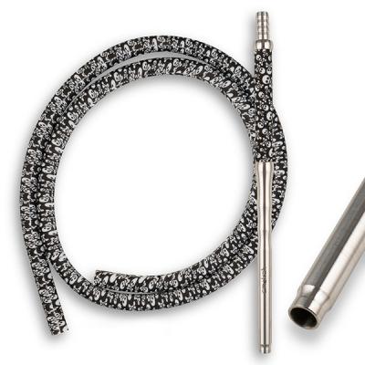 Smokah επιστόμιο και σωλήνας κρανίο μαύρο-άσπρο